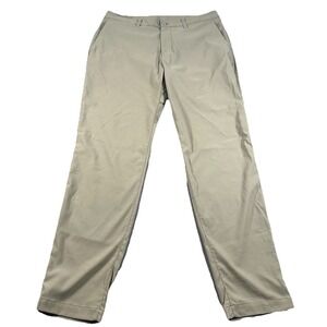 Lululemon Commission Pants Classic Mens 34x31 Chino Performance Khaki LM5AWXS